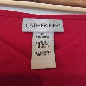 Catherines Tops - Catherines Three Quarter Sleeve Top Catherines Tops - Catherines Three Quarter Sleeve Top